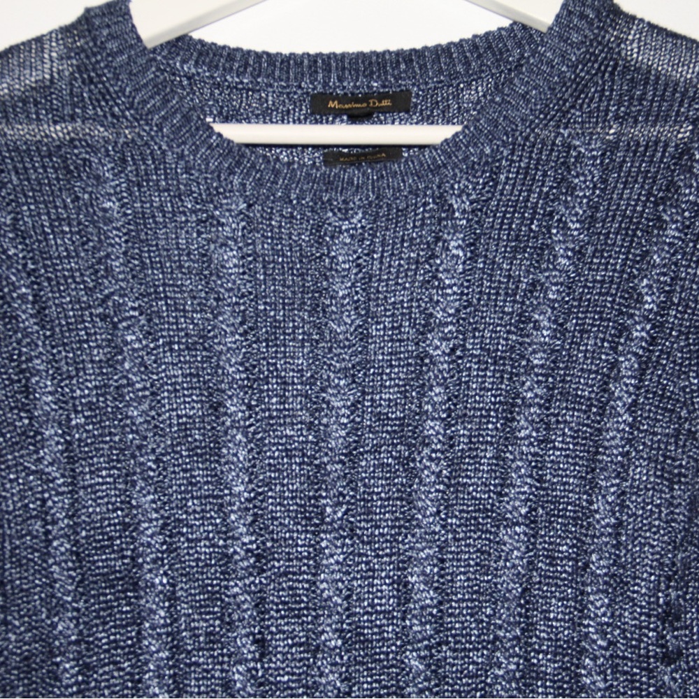 Massimo Dutti Cable Knits Sweater Size S